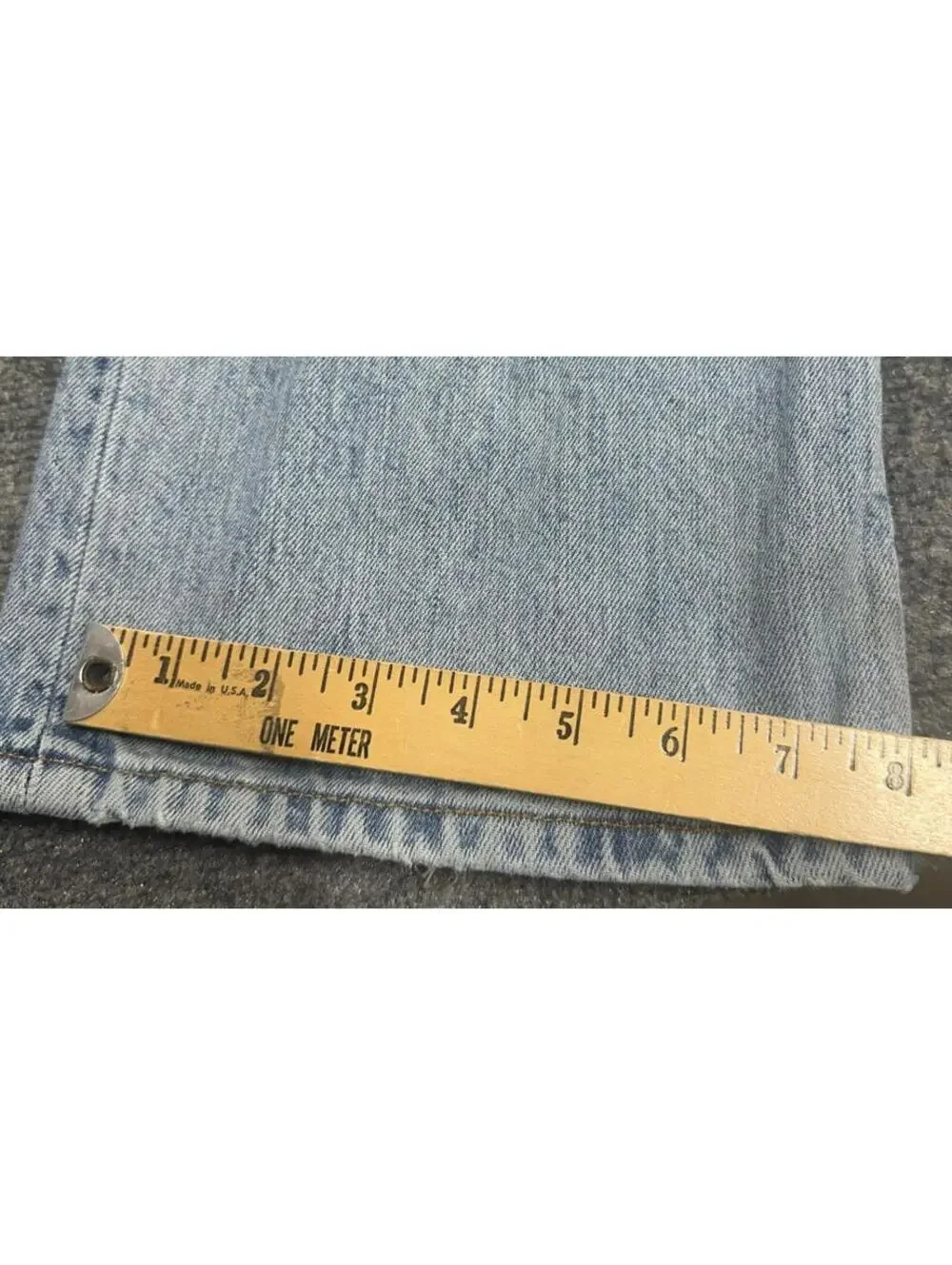 Levi’s 501 Jeans Men’s 38x32 Blue Button Fly Straight Leg WPL 423 Vintage Denim